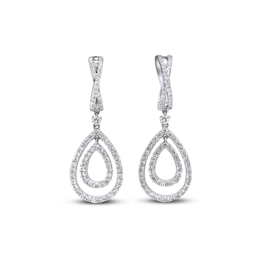 DOUBLE TEARDROP EARRINGS