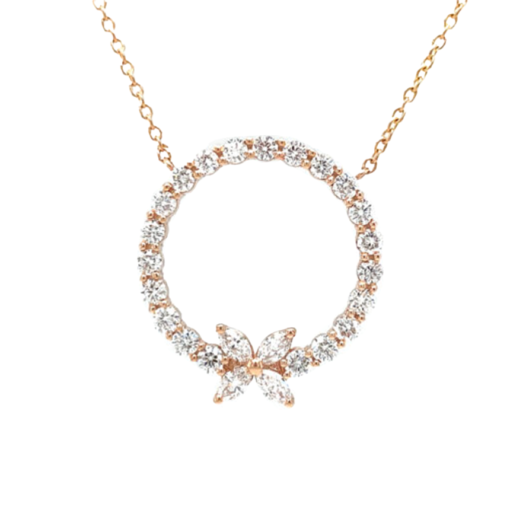 DIAMOND CIRCLE NECKLACE