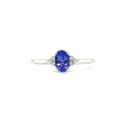 ANNE OVAL TANZANITE RING