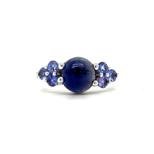 TANZANITE IOLITE DETAIL RING