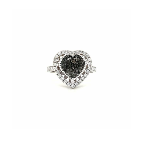 LOUISE QUARTZ HEART RING