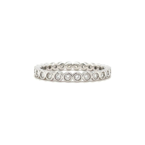 BEZEL SET ETERNITY BAND