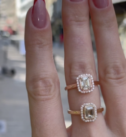 FANCY DIAMOND HALO RING