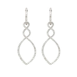 FINE INTERTWINED DROP EARRINGS