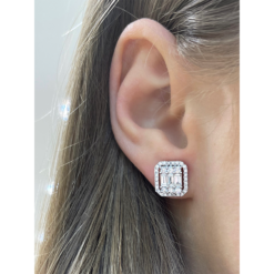 ETERNAL CARRÉE STUD EARRINGS