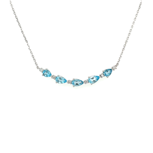 TOPAZ PEAR NECKLACE