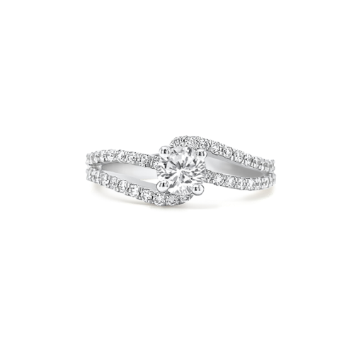 WAVY DIAMOND RING