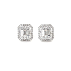 ETERNAL CARRÉE STUD EARRINGS