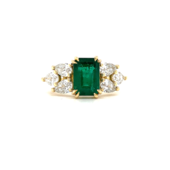 ALICE TROPICAL EMERALD RING