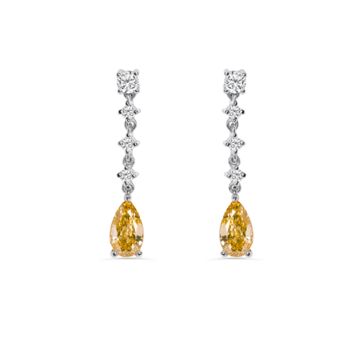 FANCY PEAR DROP EARRINGS