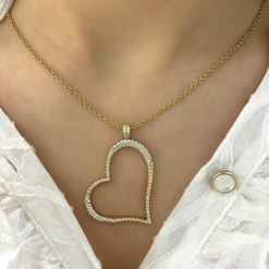 HANGING HEART NECKLACE