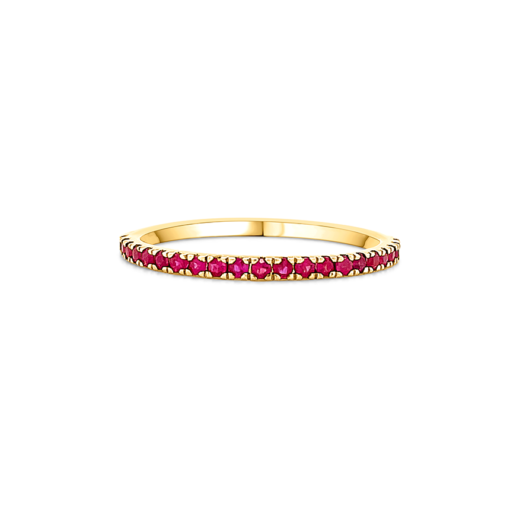 HALF ETERNITY RING - RUBY