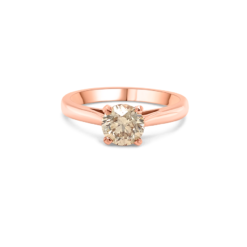 FAINT BROWN SOLITAIRE RING