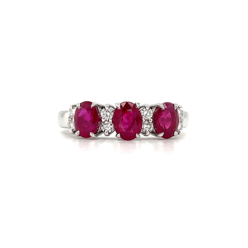 RUBY CROWN RING