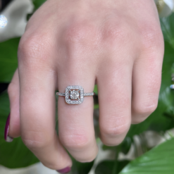 SQUARE DIAMOND RING