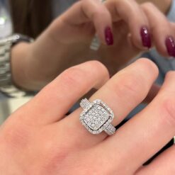 SQUARE EMPEROR DIAMOND RING