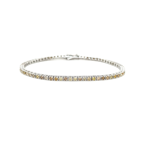 FANCY DIAMOND MIX TENNIS BRACELET