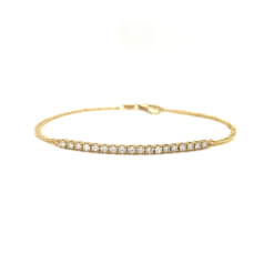 DAINTY DIAMOND WIRE BRACELET