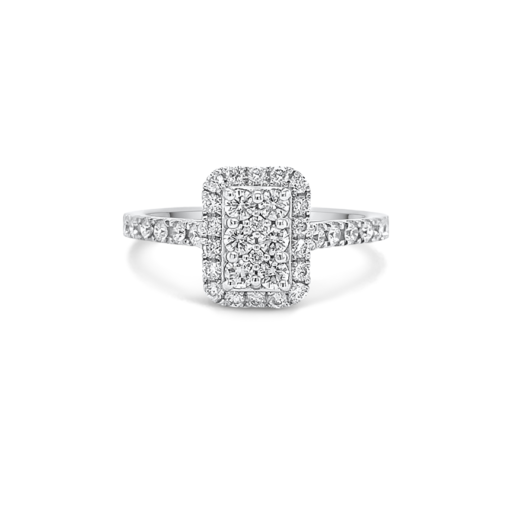 SQUARE IRIS DIAMOND RING