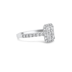 SQUARE IRIS DIAMOND RING