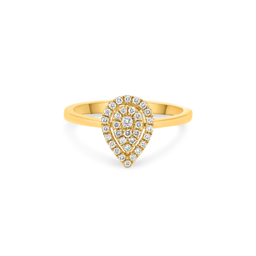 PEAR SHAPED DIAMOND RING