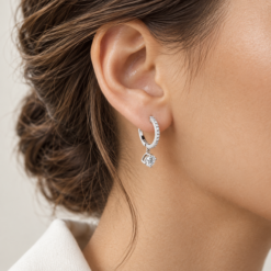 AURA DIAMOND DROP EARRINGS