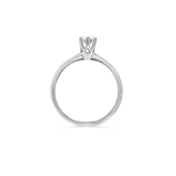 AMORA 6 PRONG SOLITAIRE RING