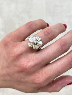 JASPER FLOWER DIAMOND RING (EXCLUSIVE)