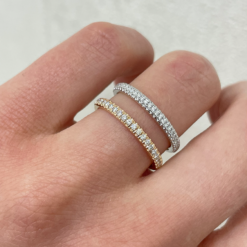 LAURA HALF ETERNITY RING