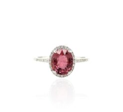 MADELYN OVAL PINK TOURMALINE  RING