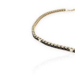 BLACK DIAMOND TENNIS NECKLACE