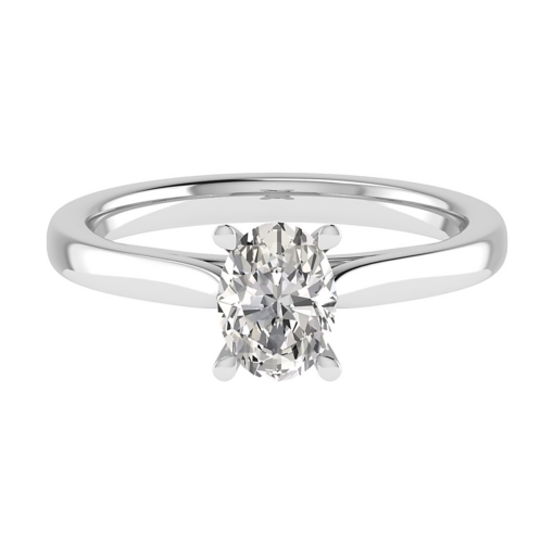 OVAL ENGAGEMENT RING