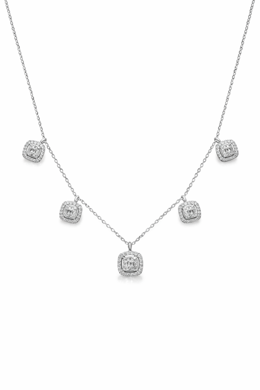 0.70 ct DIAMOND STATION NECKLACE